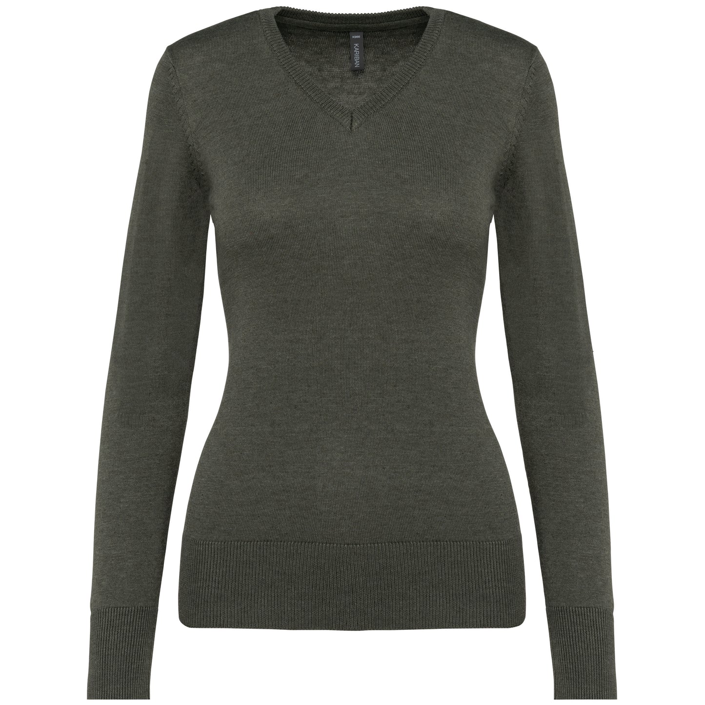 Dames pullover met v-hals