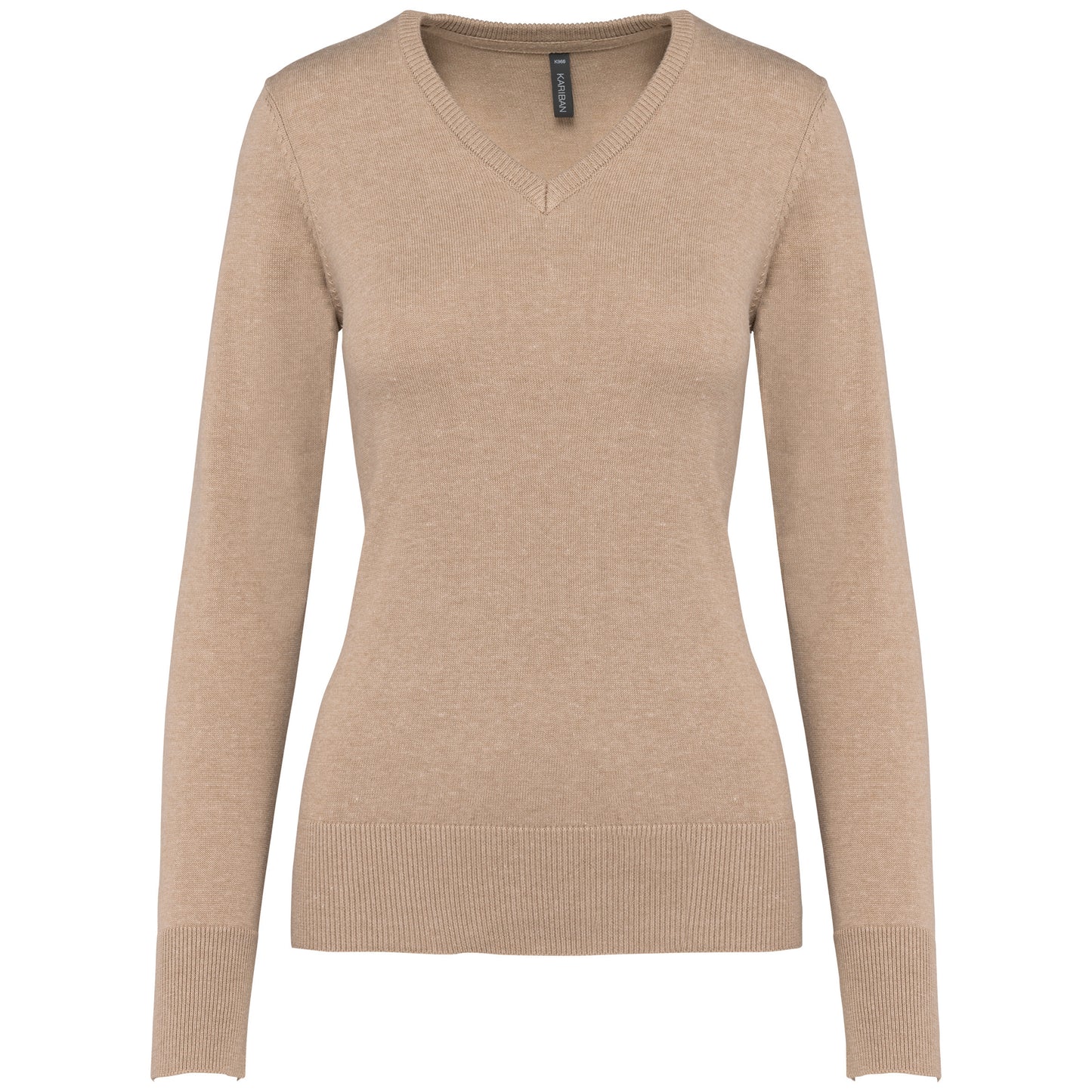 Dames pullover met v-hals