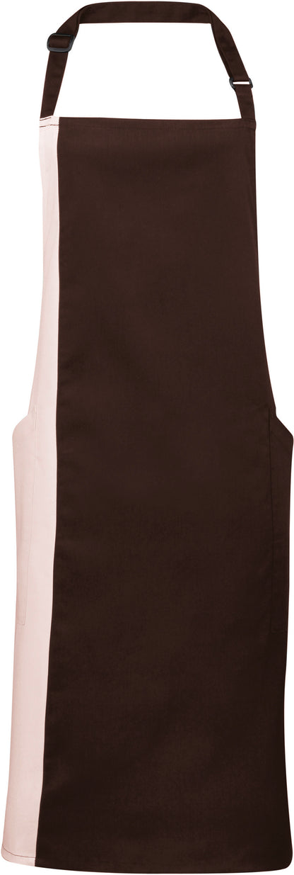 Contrast Bib Apron Schort