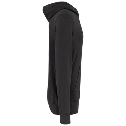 Sweater met capuchon van french terry