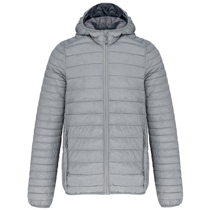 Men's lightweight hooded padded jacket
