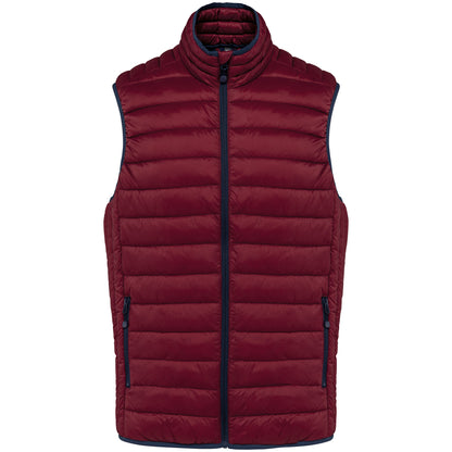 Mens lightweight sleeveless down jacket