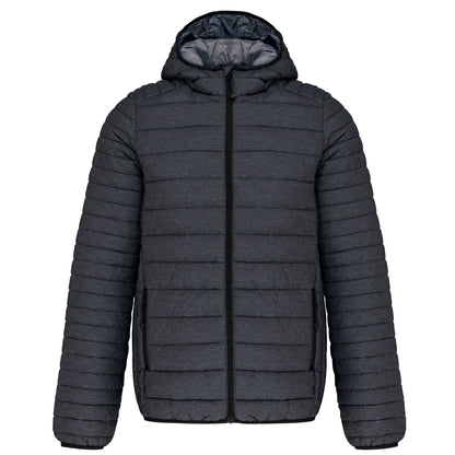 Men's lightweight hooded padded jacket