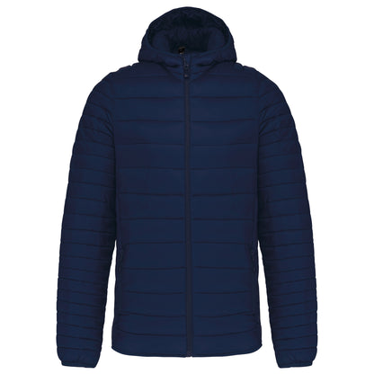 Men's lightweight hooded padded jacket