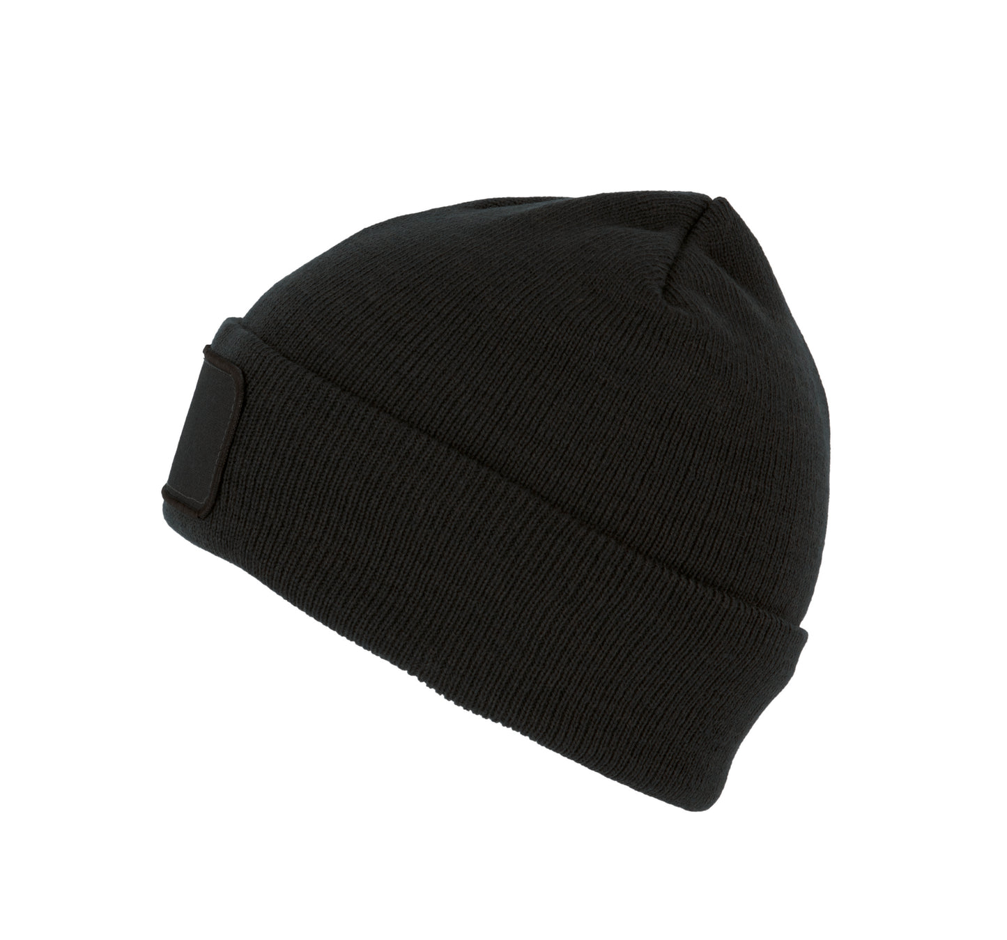 Gerecycleerde muts met patch en Thinsulate-voering