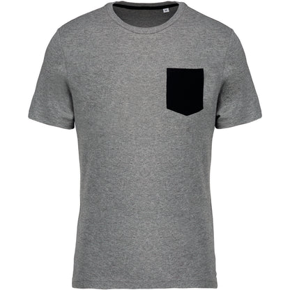 T-shirt BIO-katoen met borstzakje