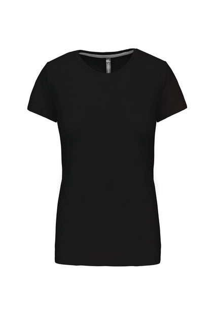 Dames t-shirt ronde hals korte mouwen