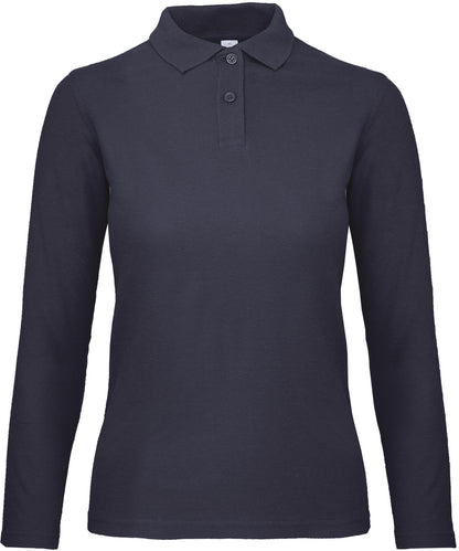 ID.001 Ladies' long-sleeve polo shirt