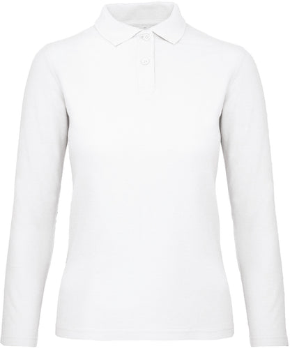 ID.001 Ladies' long-sleeve polo shirt