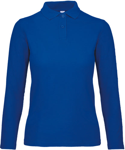 ID.001 Ladies' long-sleeve polo shirt