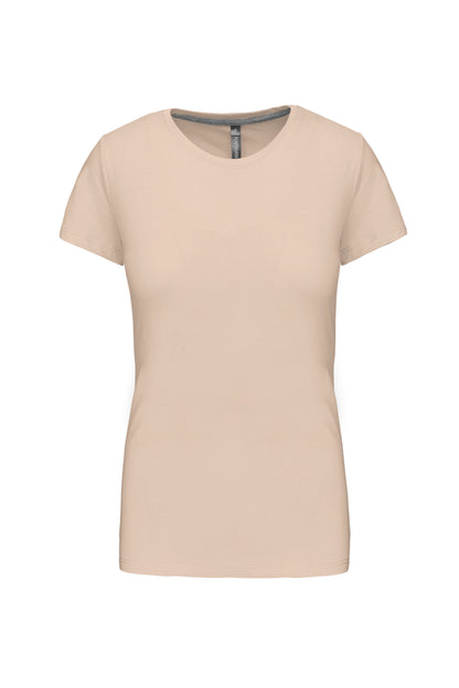 Dames t-shirt ronde hals korte mouwen