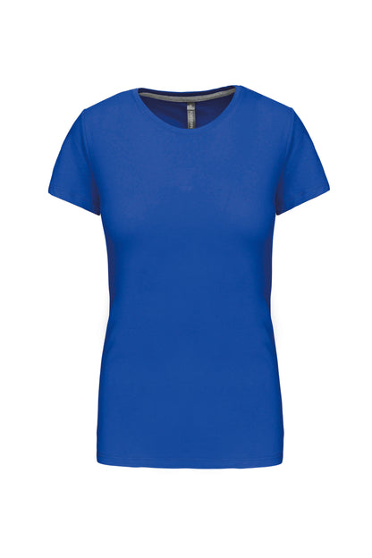 Dames t-shirt ronde hals korte mouwen