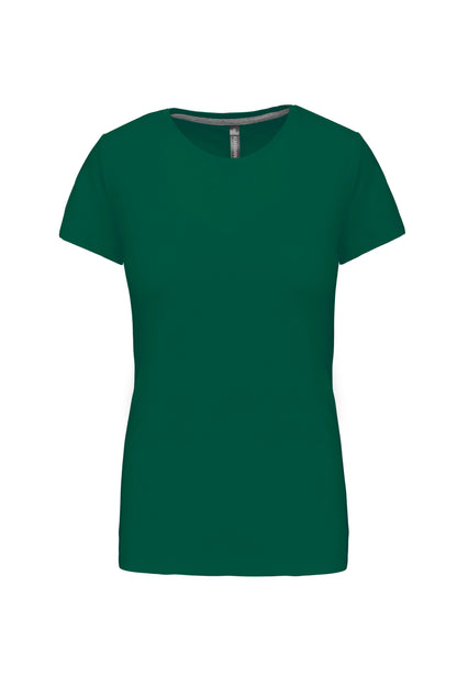 Dames t-shirt ronde hals korte mouwen