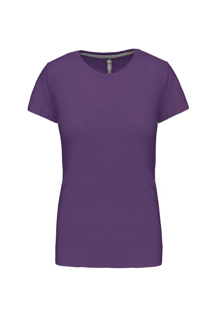Dames t-shirt ronde hals korte mouwen