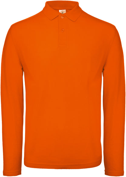 Men's long-sleeve polo shirt