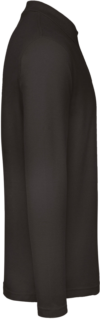 Men's long-sleeve polo shirt