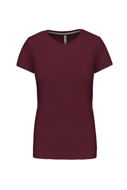 Dames t-shirt ronde hals korte mouwen