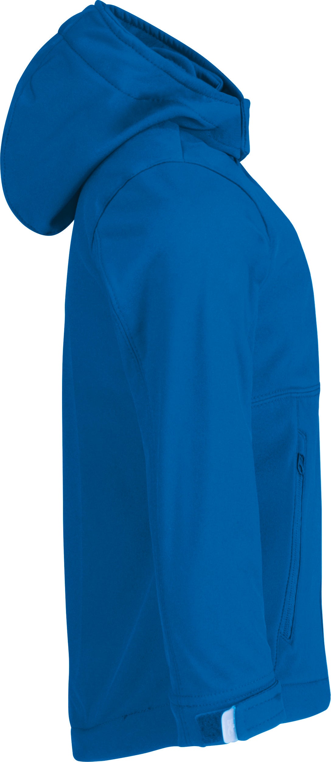 Kids' hooded softshell jacket