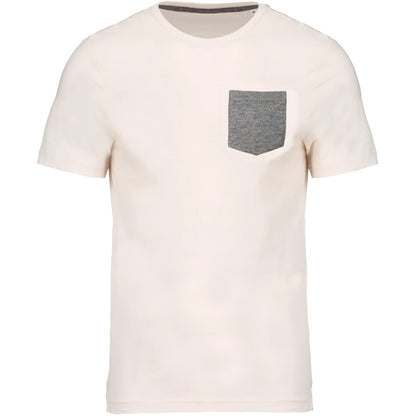 T-shirt BIO-katoen met borstzakje