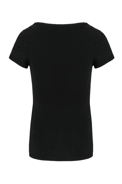 Dames t-shirt met mini-mouwtjes