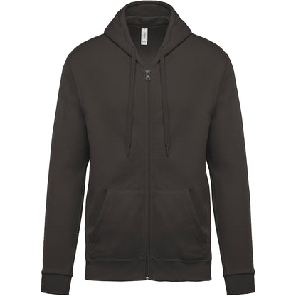Sweater met rits en capuchon