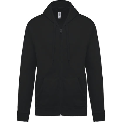 Sweater met rits en capuchon