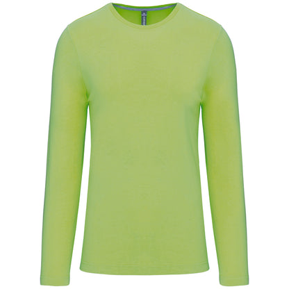 T-shirt ronde hals lange mouwen