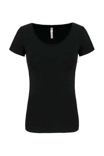 Dames t-shirt met mini-mouwtjes