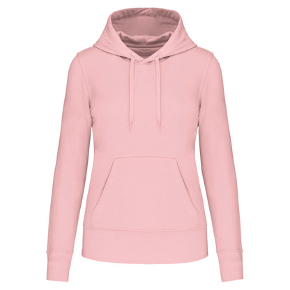 Ecologische damessweater met capuchon