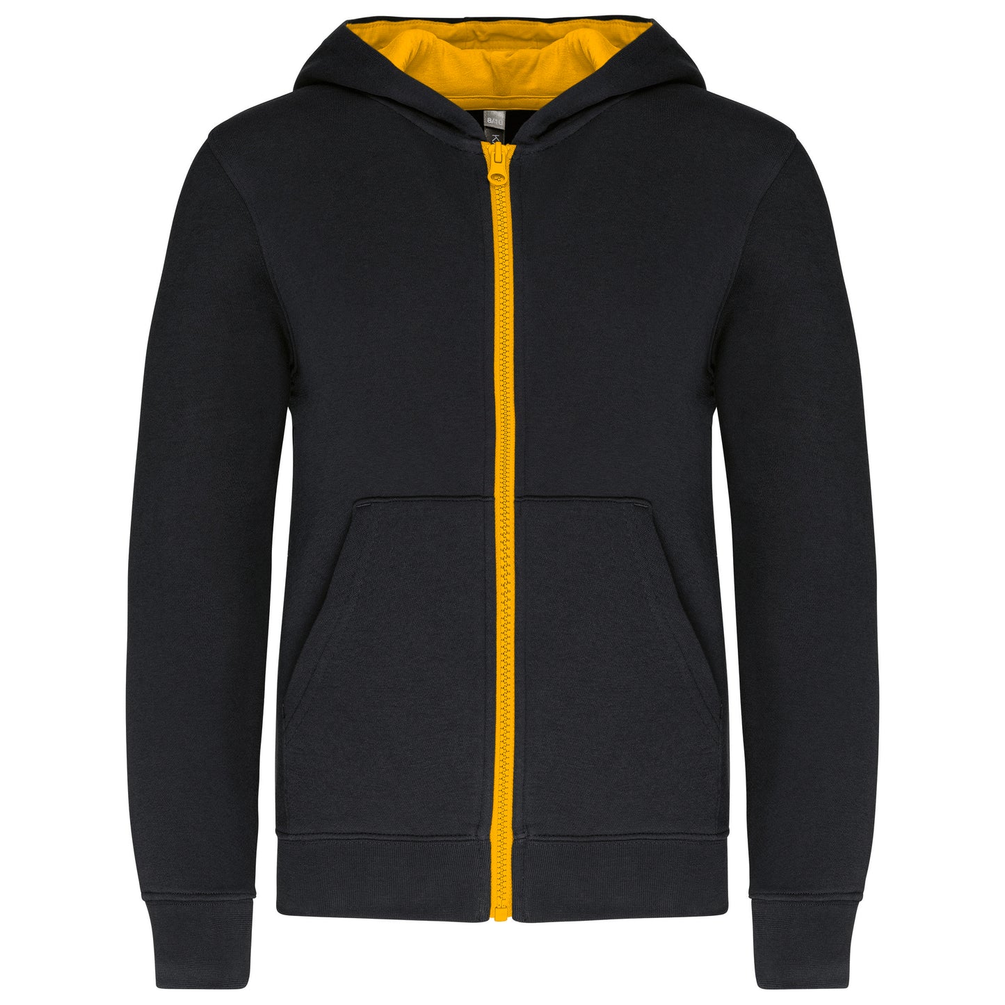Kindersweater met rits en capuchon