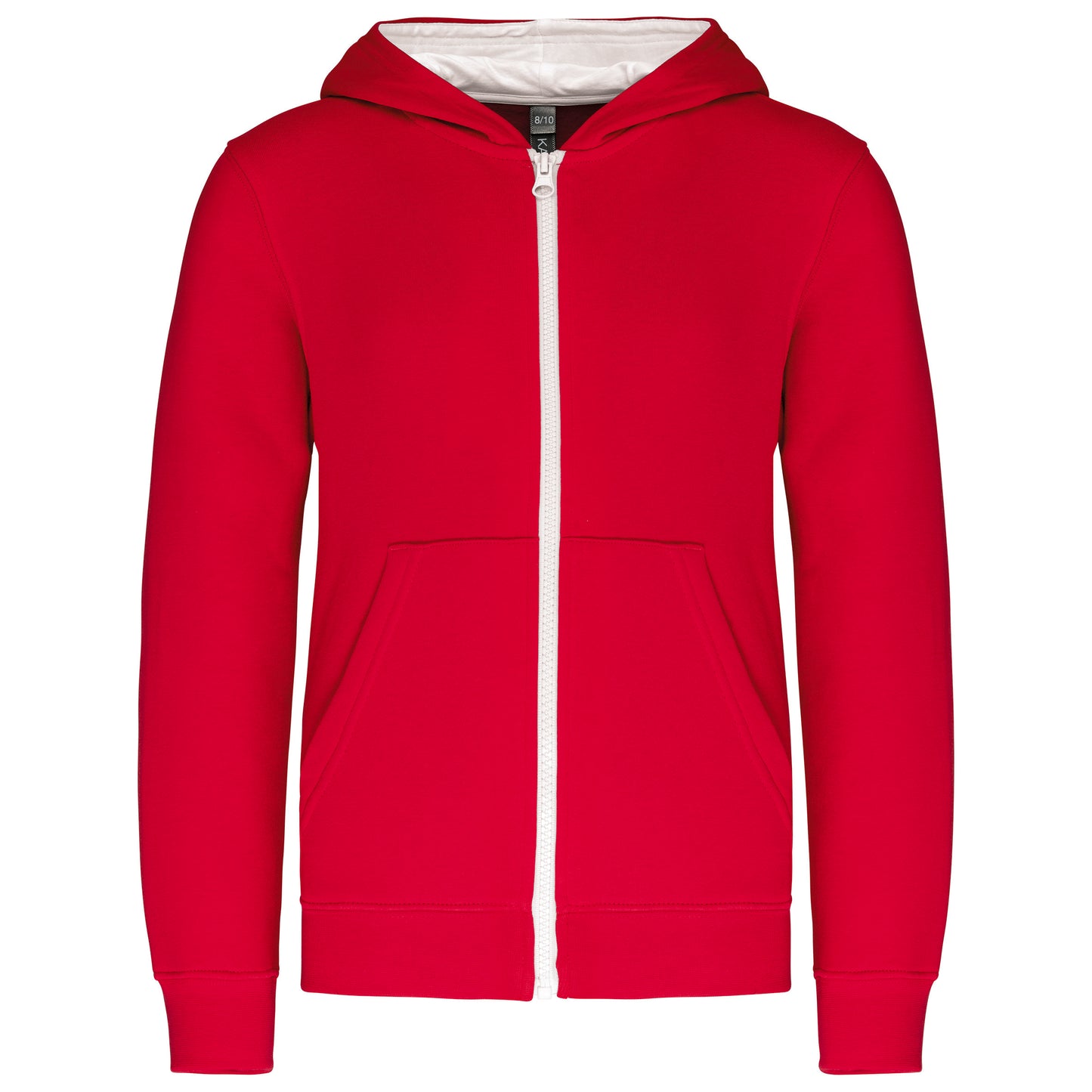Kindersweater met rits en capuchon