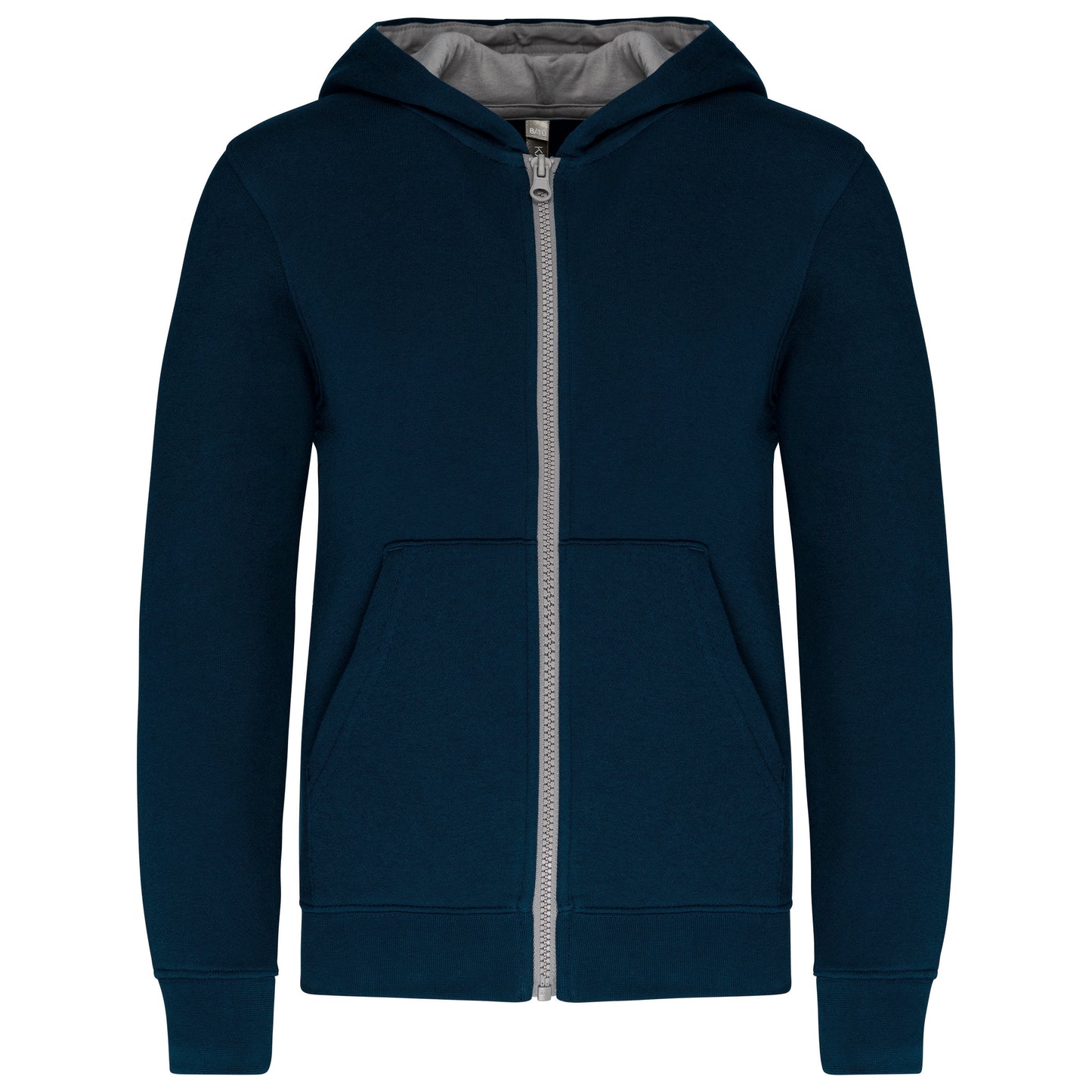 Kindersweater met rits en capuchon