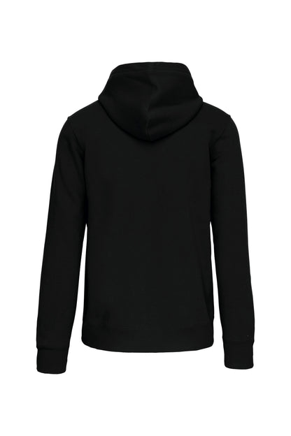 Hooded sweater met rits