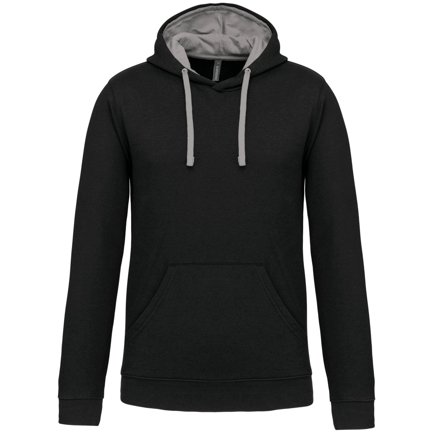 Hooded sweater met gecontrasteerde capuchon