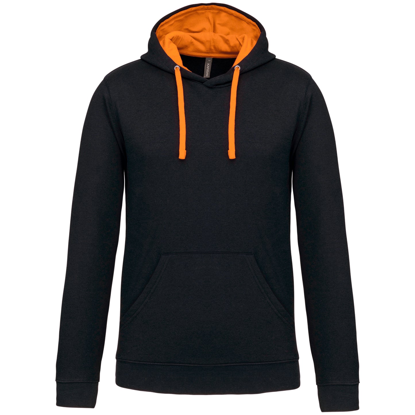 Hooded sweater met gecontrasteerde capuchon