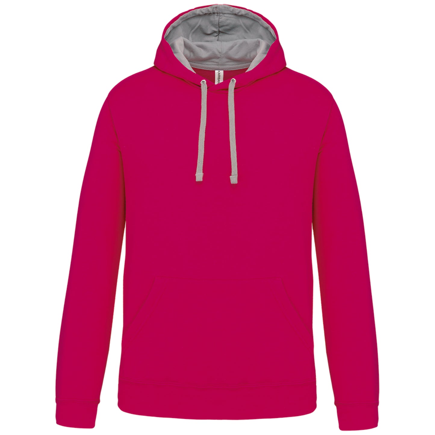 Hooded sweater met gecontrasteerde capuchon