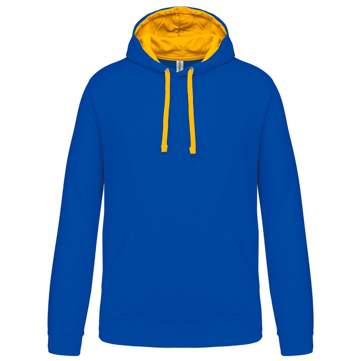 Hooded sweater met gecontrasteerde capuchon