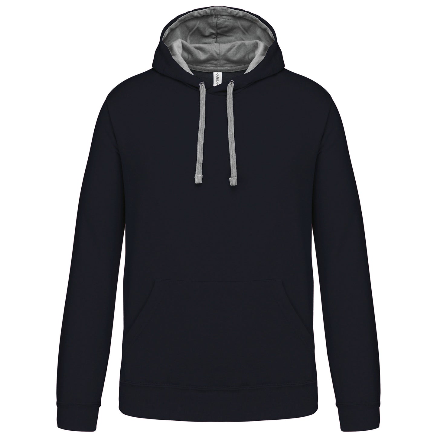 Hooded sweater met gecontrasteerde capuchon