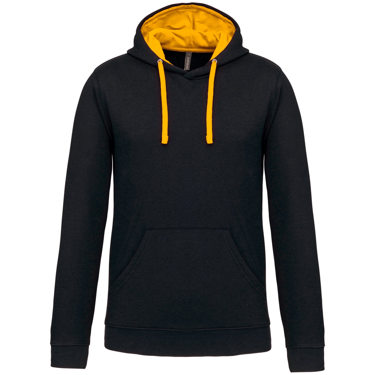 Hooded sweater met gecontrasteerde capuchon