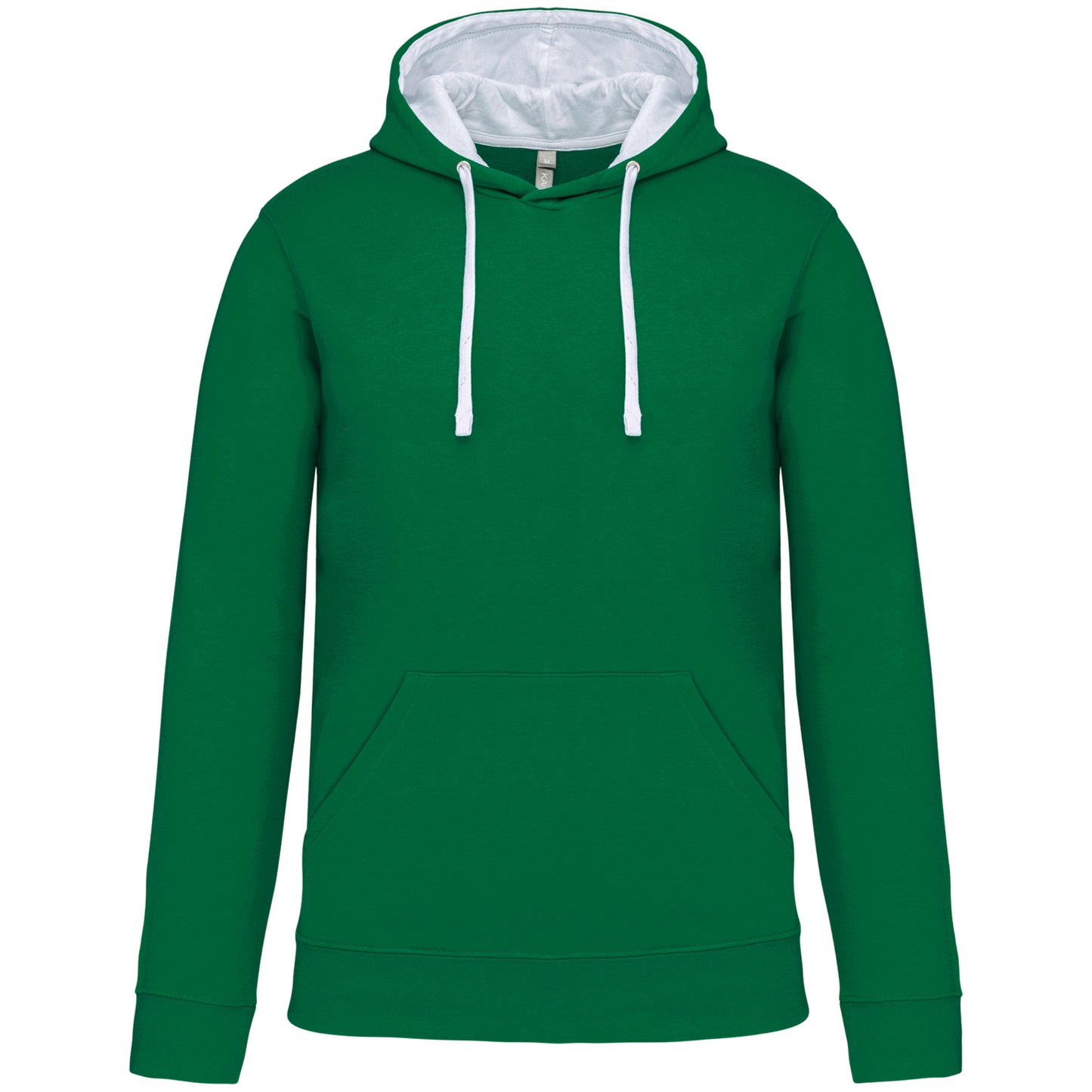 Hooded sweater met gecontrasteerde capuchon