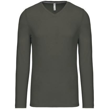 T-shirt V-hals lange mouwen