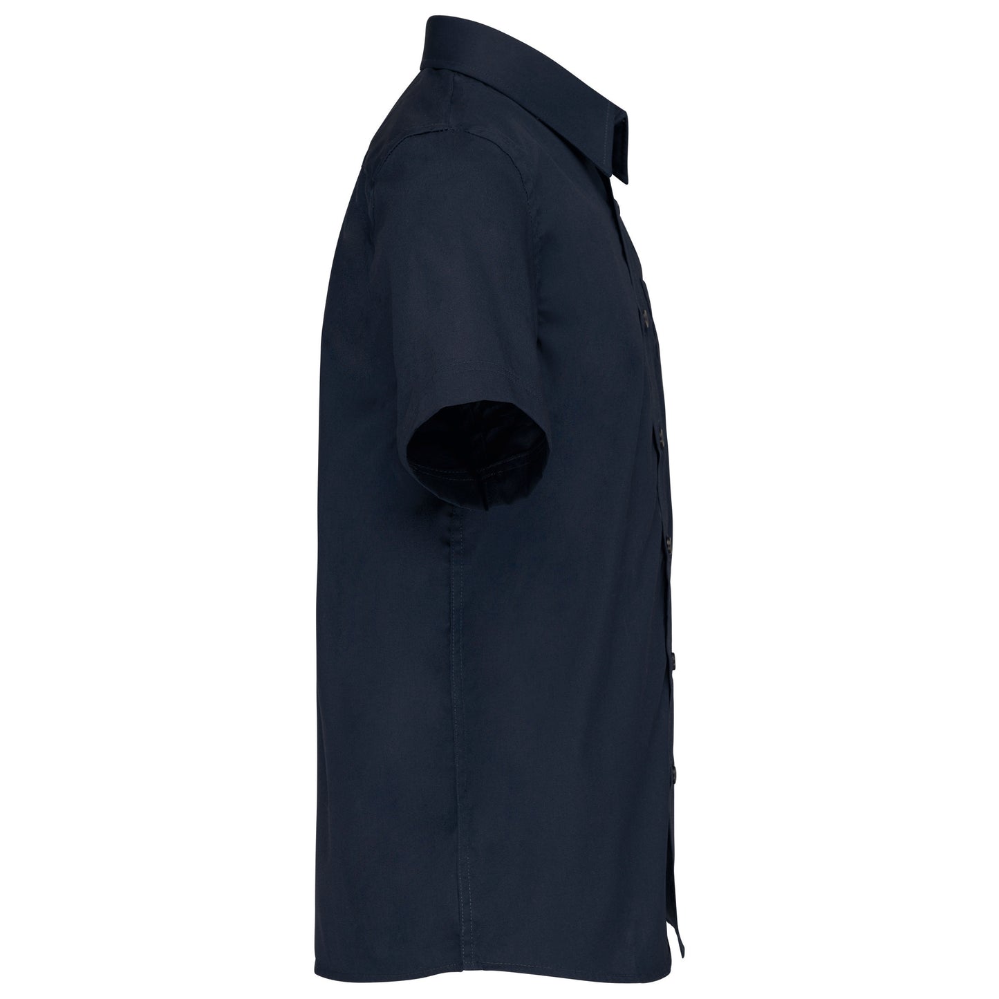 Kinder poplin overhemd korte mouwen
