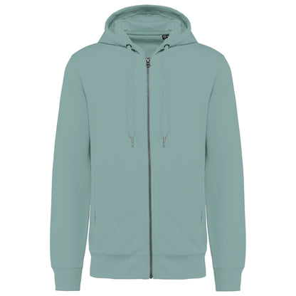 Ecologische uniseks sweater met capuchon en rits