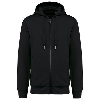 Ecologische uniseks sweater met capuchon en rits