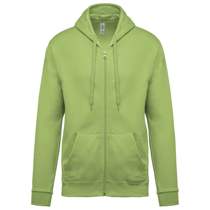Sweater met rits en capuchon