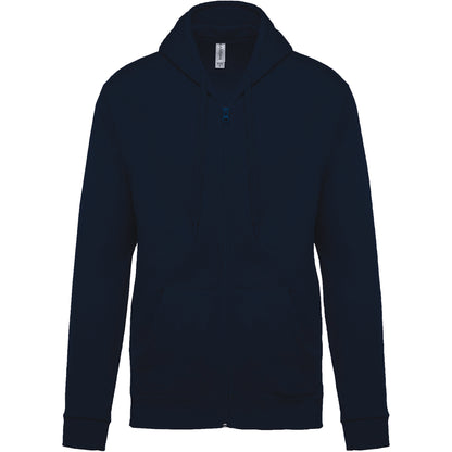 Sweater met rits en capuchon