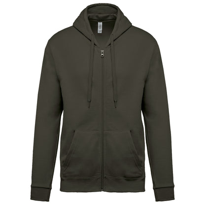 Sweater met rits en capuchon