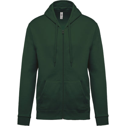 Sweater met rits en capuchon