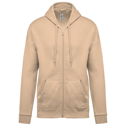 Sweater met rits en capuchon