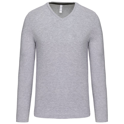 T-shirt V-hals lange mouwen